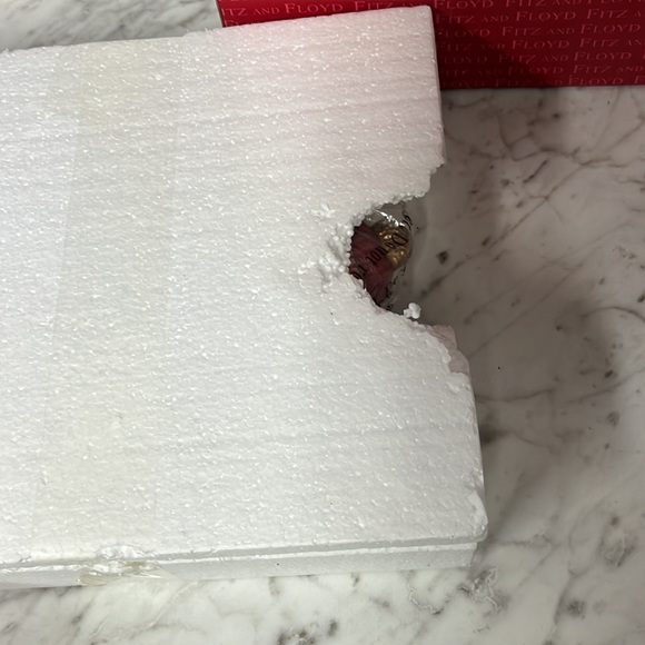 Fitz & Floyd-Frosty Folks-Canape Plate 2003 - Picture 3 of 5